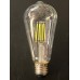 6 WATT MAVİ IŞIK ST64 LED RUSTİK AMPUL