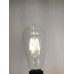 6 WATT E27 DUYLU ŞEFFAF CAMLI 660 LÜMEN 2700 KELVİN GÜNIŞIĞI ST64 LED RUSTİK AMPUL
