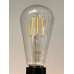 6 WATT E27 DUYLU ŞEFFAF CAMLI 660 LÜMEN 2700 KELVİN GÜNIŞIĞI ST64 LED RUSTİK AMPUL
