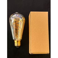 4 WATT E27 DUYLU TWİST MODEL  250 LÜMEN 2000 KELVİN GÜNIŞIĞI DİMMERLİ ST64 LED RUSTİK AMPUL