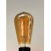 6 WATT E27 DUYLU  2200 KELVİN SARI IŞIK DİMMERLİ 360 LÜMEN ST64 LED RUSTİK AMPUL