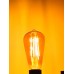 6 WATT E27 DUYLU  2200 KELVİN SARI IŞIK DİMMERLİ 360 LÜMEN ST64 LED RUSTİK AMPUL