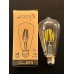 6 WATT E27 DUYLU ŞEFFAF CAMLI 3000 KELVİN GÜNIŞIĞI LED RUSTİK AMPUL