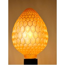 6 WATT SARI RENK KAPLAMALI KOZALAK LED RUSTİK AMPUL