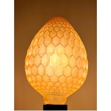 6 WATT TURUNCU RENK KAPLAMALI KOZALAK LED RUSTİK AMPUL