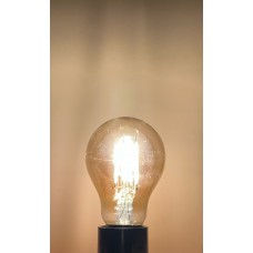 A60 Filament Edison Tip Rustik E-27 Amber Cam GÜNIŞIĞI Işık Dimmerli 4 Watt 2700 Kelvin Led Ampul