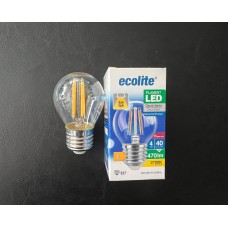 4 WATT E-27 DUYLU 470 LÜMEN 2700 KELVİN SARI IŞIK G45 LED RUSTİK AMPUL