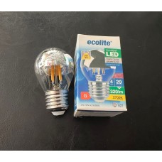 4 WATT KROM AYNALI E-27 DUYLU 320 LÜMEN 2700 KELVİN SARI IŞIK G45 ENDİREKT LED AMPUL