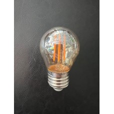 4 WATT AMBER CAMLI 1800 KELVİN E-27 G45 LED RUSTİK AMPÜL