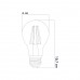 ERD-903 A60 ŞEFFAF 110V 4W 3200K E27 LED AMPUL