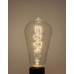 40 WATT SPİRAL ÇİZGİLİ ST64 MODELİ RUSTİK VİNTAGE AMPÜL