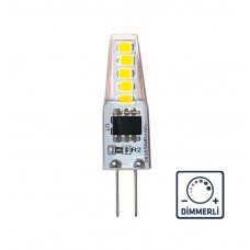 ERD-266 ŞEFFAF 220V 2W 3000K G4 LED AMPUL