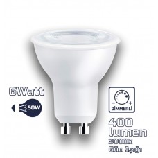 ERD-284 GU10 220V 6W 3000K COB LED AMPUL