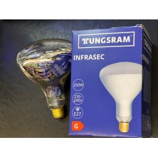 250 WATT ŞEFFAF CAML İNFRARED ISI VEREN AMPUL