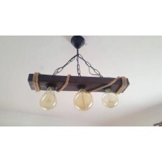 ÜÇLÜ CEVİZ AHŞAP AVİZE